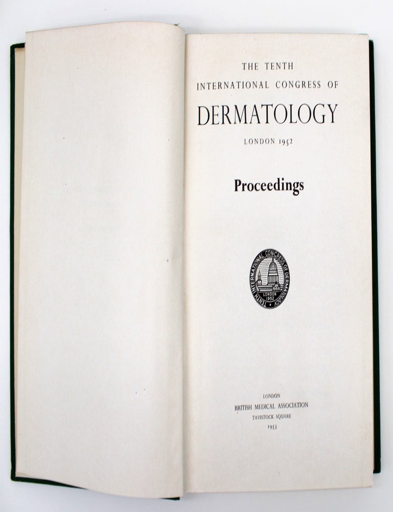 Item #1017 The Tenth International Congress of Dermatology, London 1952