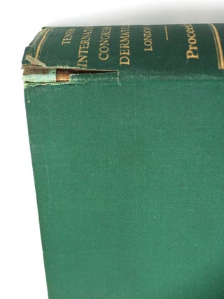 The Tenth International Congress of Dermatology, London 1952
