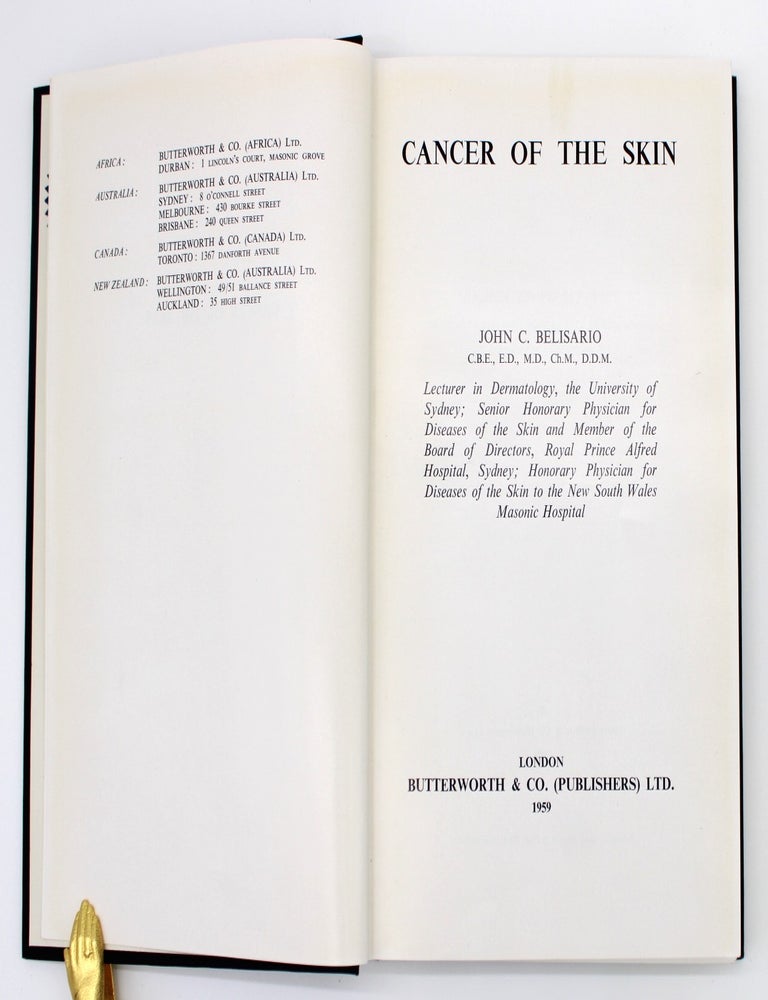 Item #1023 Cancer of the Skin. John C. Belisario.