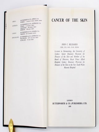 Item #1023 Cancer of the Skin. John C. Belisario