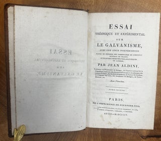 Essai Théorique et Expérimental sur le Galvanisme