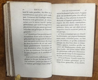 Essai Théorique et Expérimental sur le Galvanisme