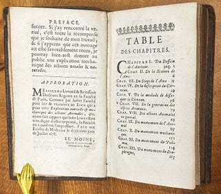 Explication nouvelle et mechanique des actions animales
