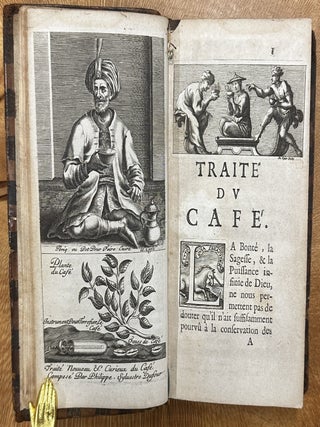 Item #743 Traitez Nouveaux & Curieux du Caf&eacute;, du Th&eacute;, et du Chocolat. Philippe Sylvestre...