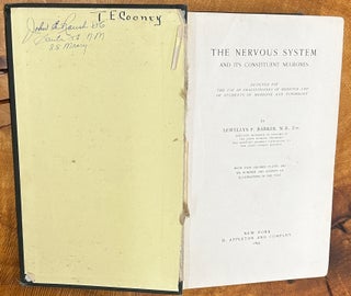 Item #776 The Nervous System and its Constituent Neurones: Designed for the Use of Practitioners...