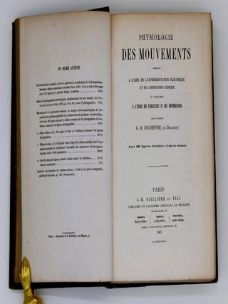 Item #844 Physiologie des Mouvements: D&eacute;montr&eacute;e &agrave; l&rsquo;Aide de l&rsquo;Exp&eacute;rimentation &Eacute;lectrique...