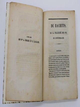 Du Rachitis, de la Fragilit&eacute; des Os, de l&rsquo;Ost&eacute;omalacie