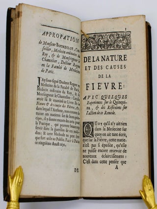 De la Nature, et des Causes de la Fi&egrave;vre: du l&eacute;gitime usage de la saign&eacute;e & des purgatifs&hellip;