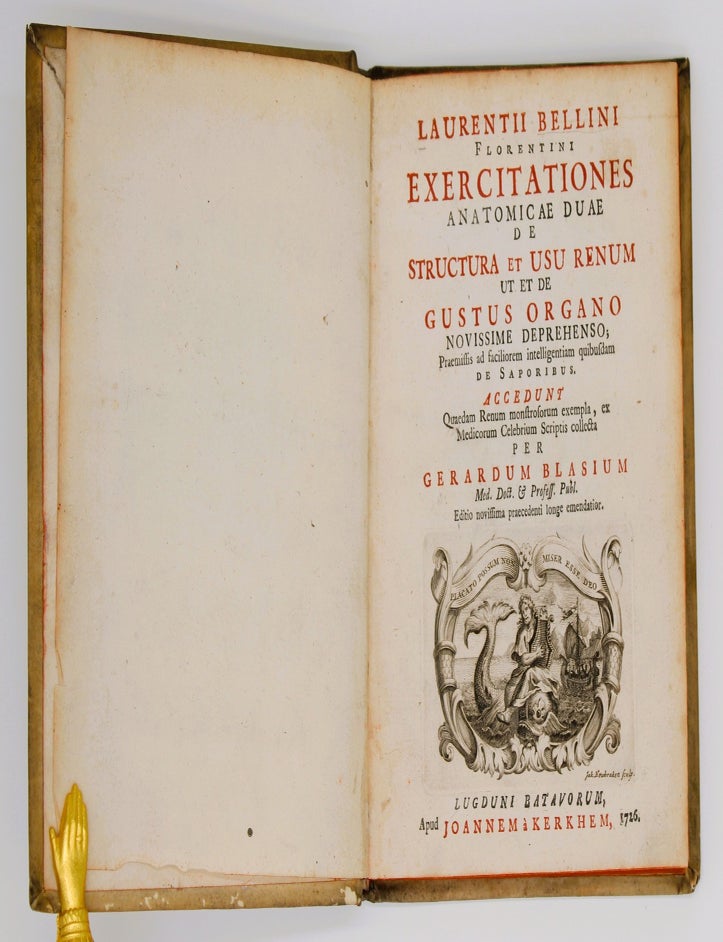 Item #886 Exercitationes Anatomicae Duae de Structura et Usu Renum. Lorenzo Bellini.