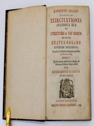 Item #888 Exercitationes Anatomicae Duae de Structura et Usu Renum. Lorenzo Bellini