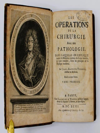 Item #913 Les Operations de la Chirurgie, Avec une Pathologie... (2 Volumes). Jean-Baptiste Verduc