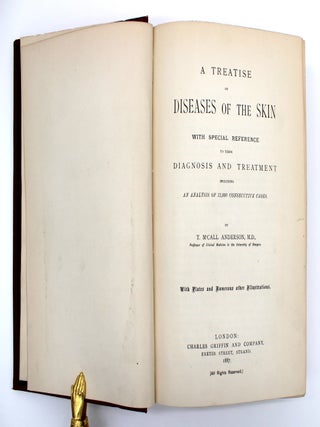 Item #964 A Treatise on Diseases of the Skin with Special Reference to Their Diagnosis and...