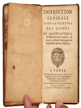 Item #EBS100171 Instruction Generale Pour La Teinture Des Laines et Manufactures de laine de...