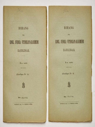 Item #EBS100175 Recherches Sur La Conductibilit&eacute; Galvanique Des &Eacute;lectrolytes. I-II. Svante...