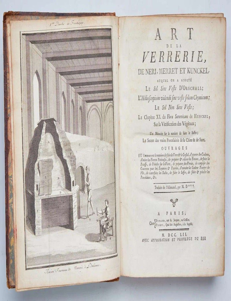 Item #EBS100377 Art de la Verrerie, de Neri, Merret et Kunckel. Antonio Neri.