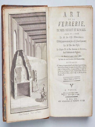 Item #EBS100377 Art de la Verrerie, de Neri, Merret et Kunckel. Antonio Neri