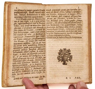 Protolume Chimico echeggiante di condupplicati paraphasia: La Natura non diversare nella simmetria delle connaturali operationi, .