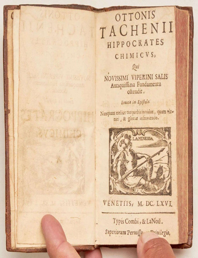 Item #EBS100430 Hippocrates Chimicus, Qui Novissimi Viperini Salis Antiquissiana Fundamenta offendita. Otto Tachenius.