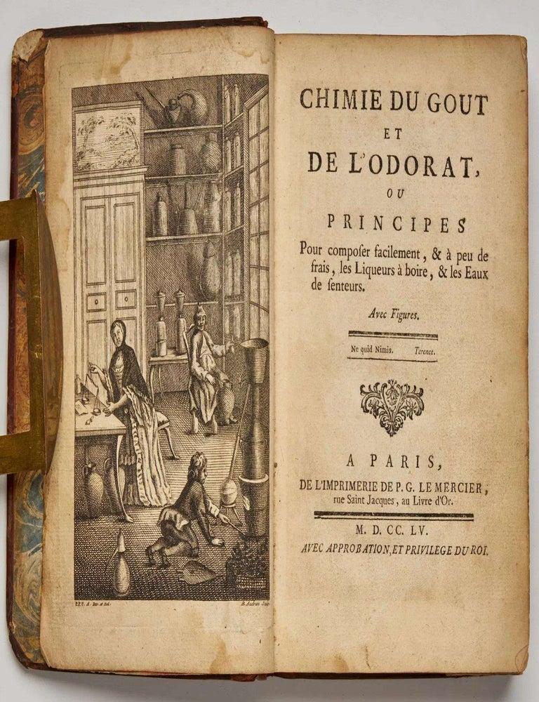 Item #EBS100438 Chimie du gout et de l'Odorat, ou principes pour composer. Polycarpe PONCELET