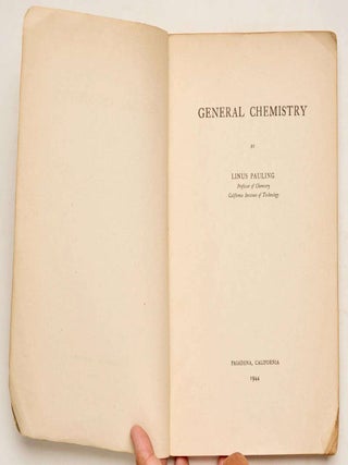 General Chemistry (Preliminary Edition)